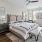 a bedroom with a large bed