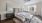 a bedroom with a large bed