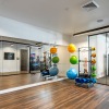 Open and well-lit fitness center